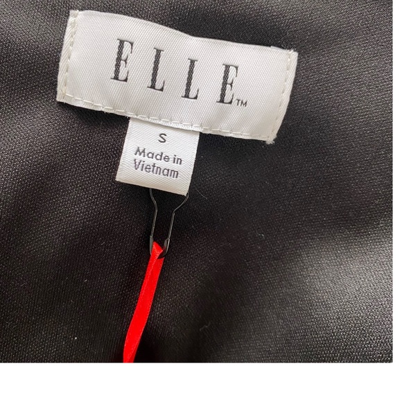 NWT ELLE Boho Long Bell Sleeve Fit and Flare Lace Trim Heathered Gray Dress - Picture 11 of 13